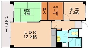 ロワールマンションアール板付弐番館の物件間取画像